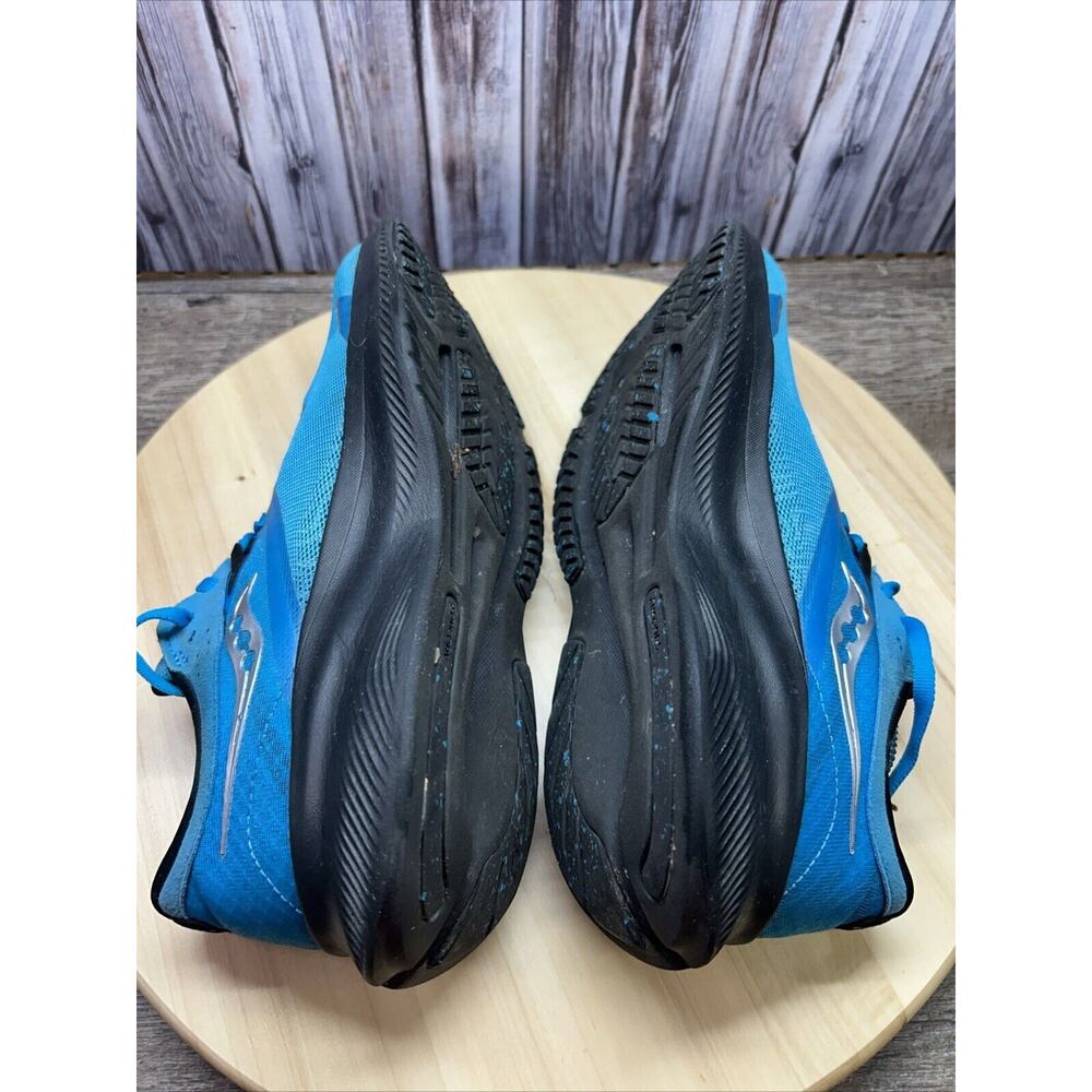 Saucony Blue and Black Running Shoes - Picture 6 of 9